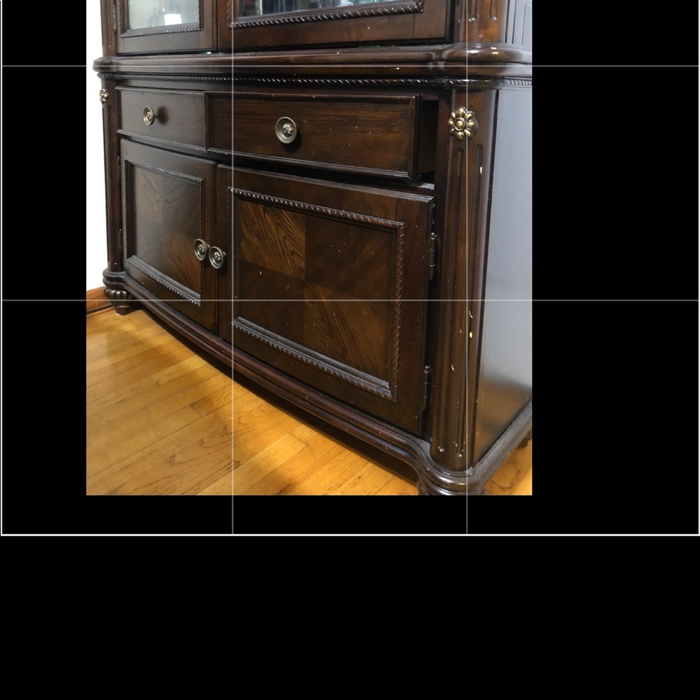 6 FOOT ELEGANT DARK BROWN CHINA